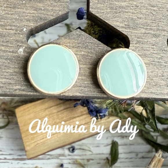 Alquimia Green and Gold Ceramic Accents - Picture 1 of 1